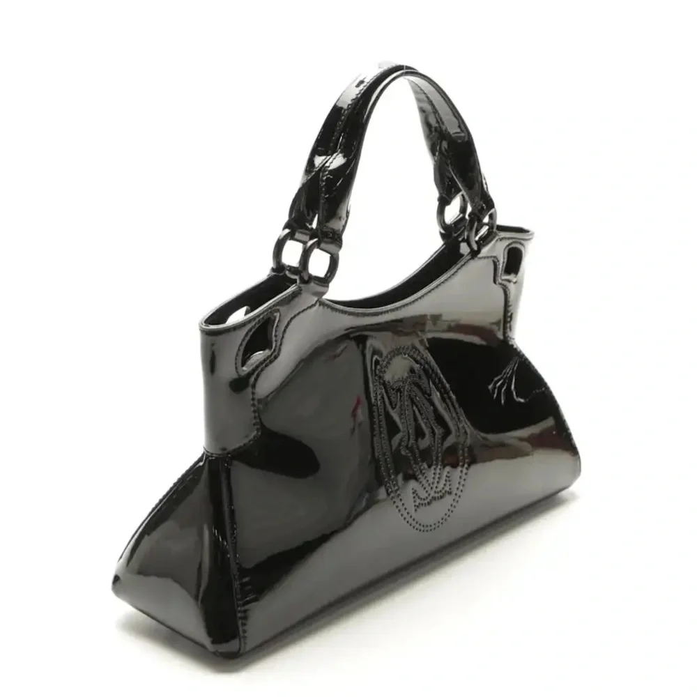 ‼️SOLD‼️Cartier Marcello de Cartier Small Handbag in Black Patent Leather - Picture 5 of 10